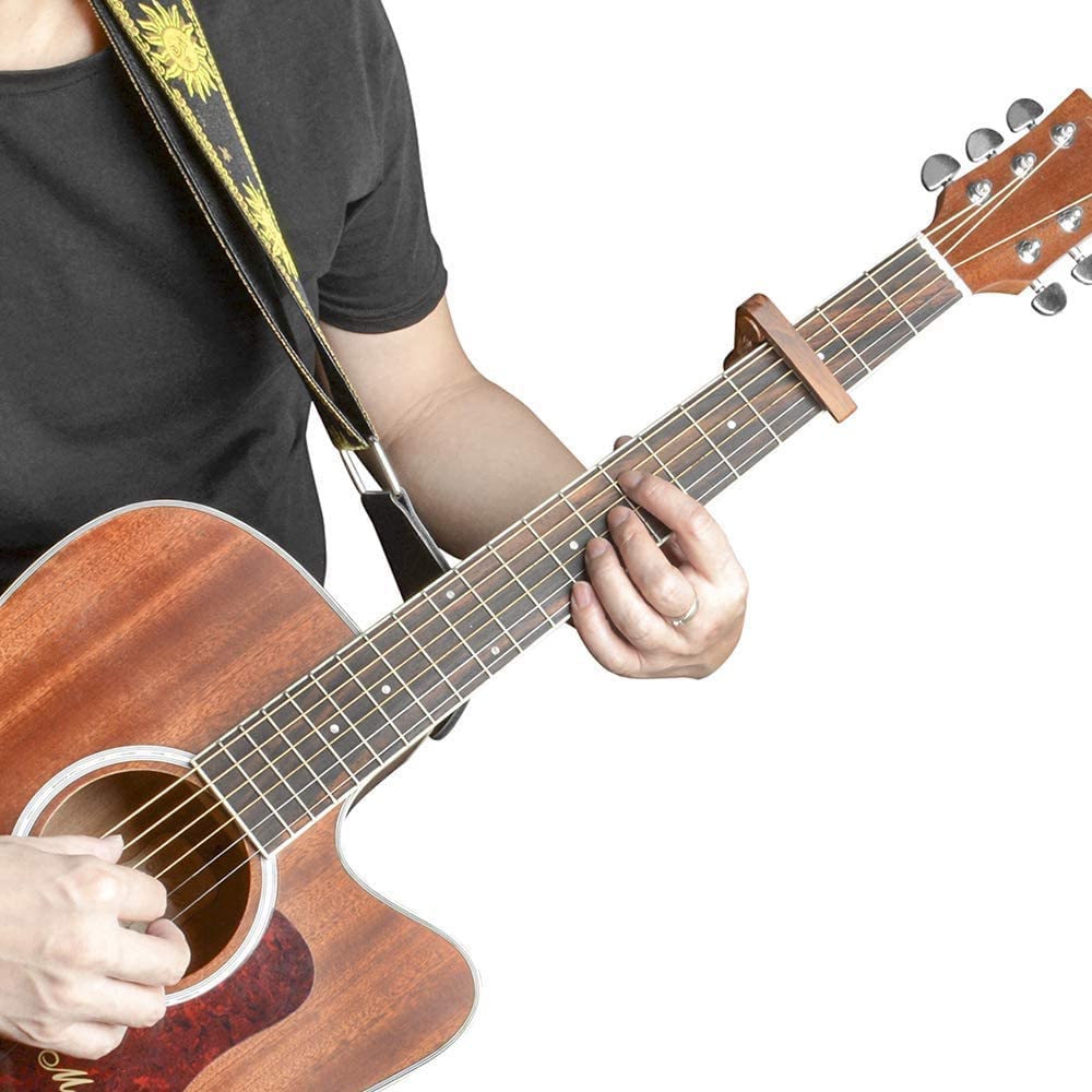 Amazon | BestSounds ギターカポタスト アコギカポ ワンタッチ式